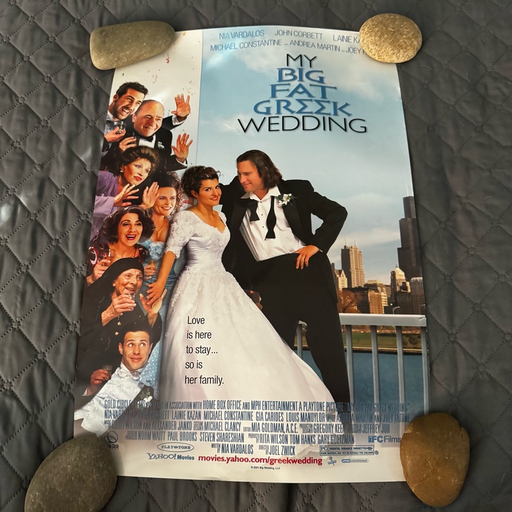 My Big Fat Greek Wedding Original 13.5x20 Promotional Movie Poster